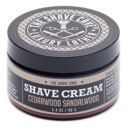 Luxury Lather - Shave Cream - Cedarwood Sandalwood - 3.4oz