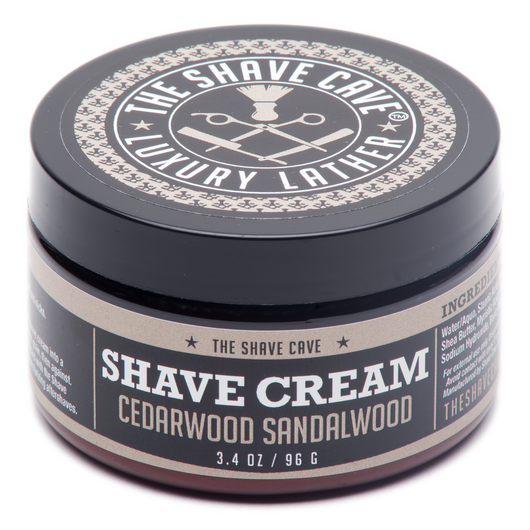 Luxury Lather - Shave Cream - Cedarwood Sandalwood - 3.4oz