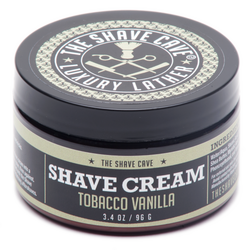 Luxury Lather - Shave Cream - Tobacco Vanilla - 3.4oz